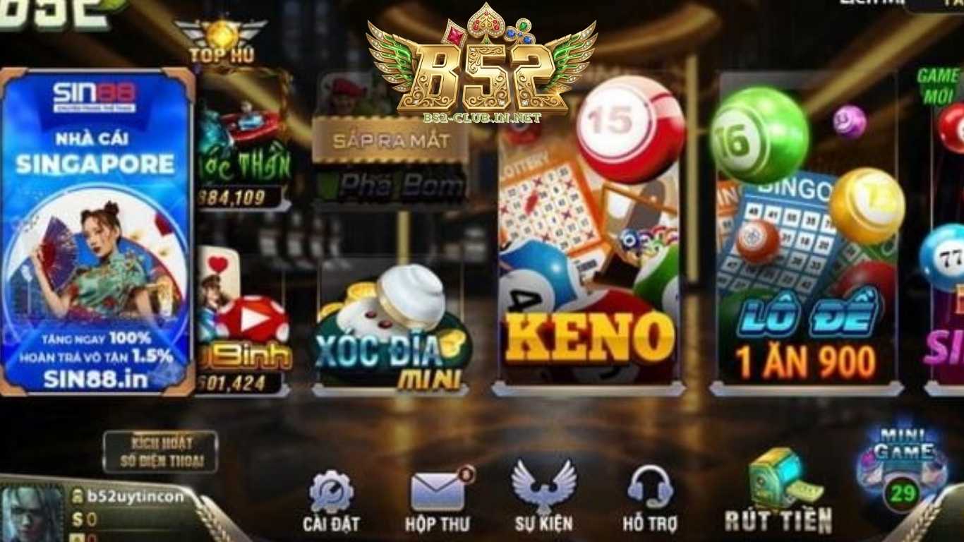 Các thể loại lô đề online B52 CLUB 